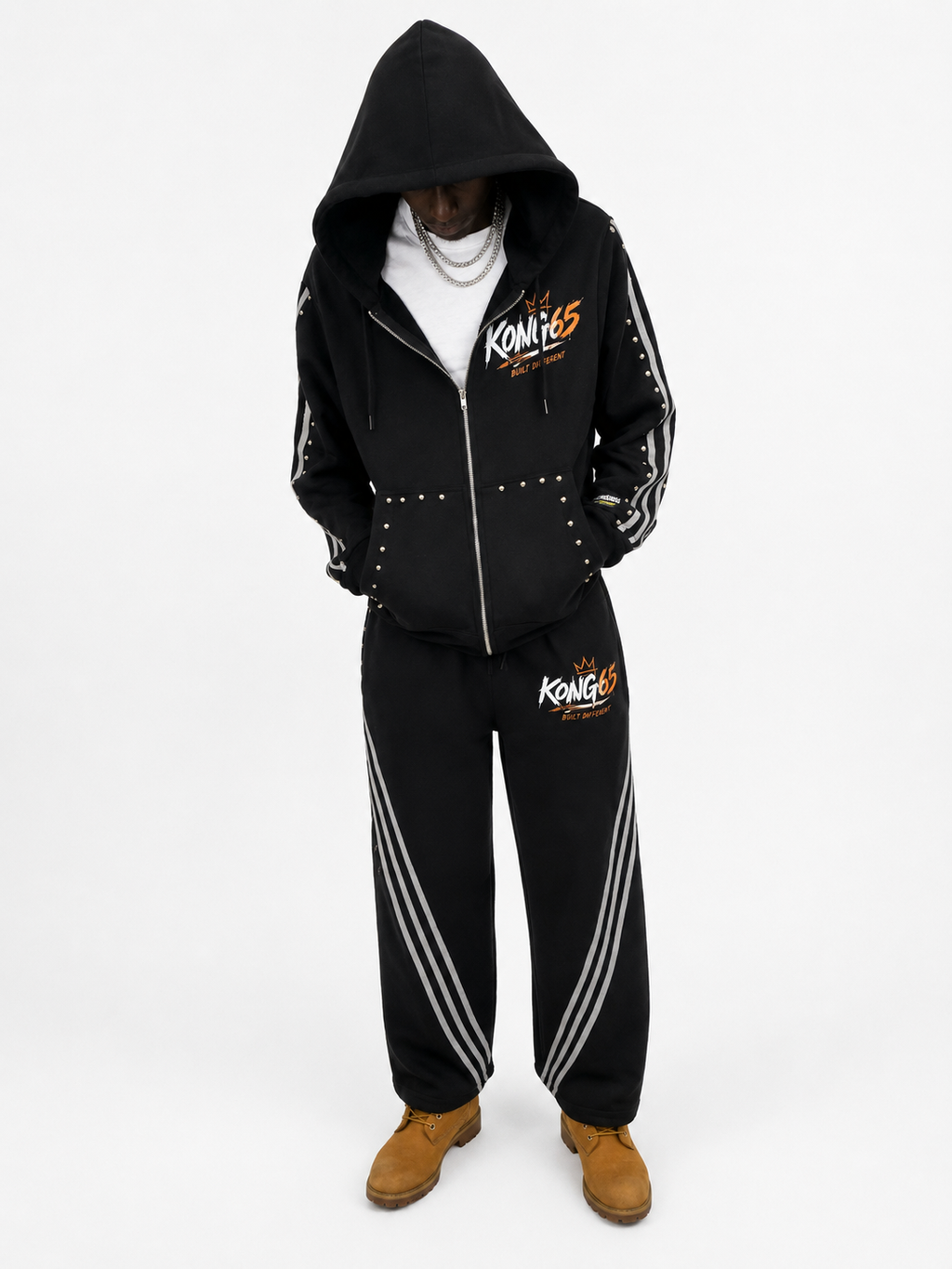 kong65 black tracksuit 
