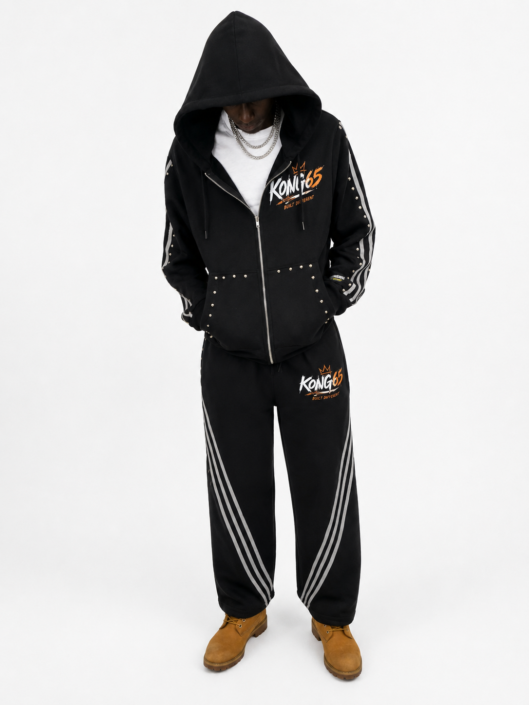kong65 black tracksuit 